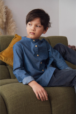 Arsene shirt in chambray