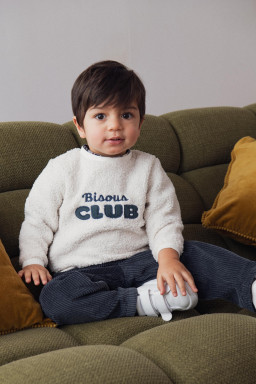 Bisous club baby teddy sweatshirt