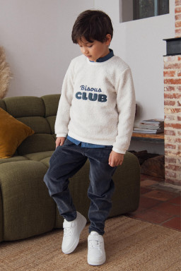 Sweat Bisous club en teddy
