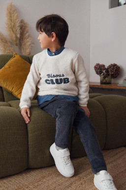Sweat Bisous club en teddy