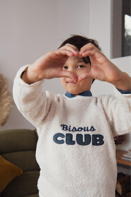 Bisous club teddy sweatshirt