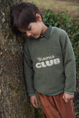 Sweat Bisous club en teddy