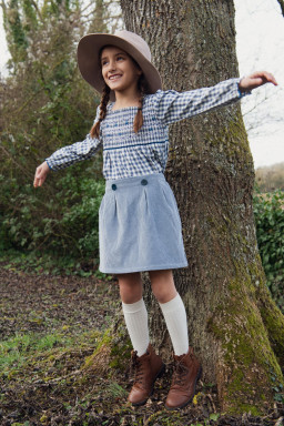 Ivy hand-smocked blouse