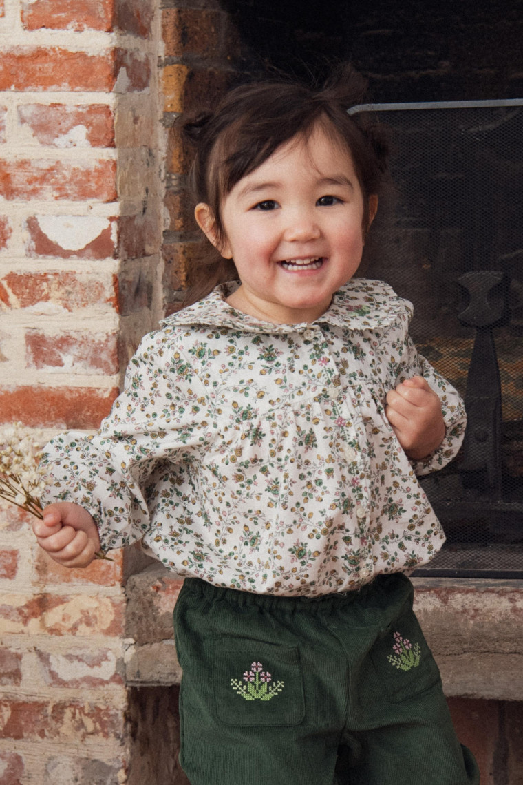 Pauli blouse embroidered in Liberty