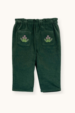 Pantalon bébé Bruges brodé point de croix