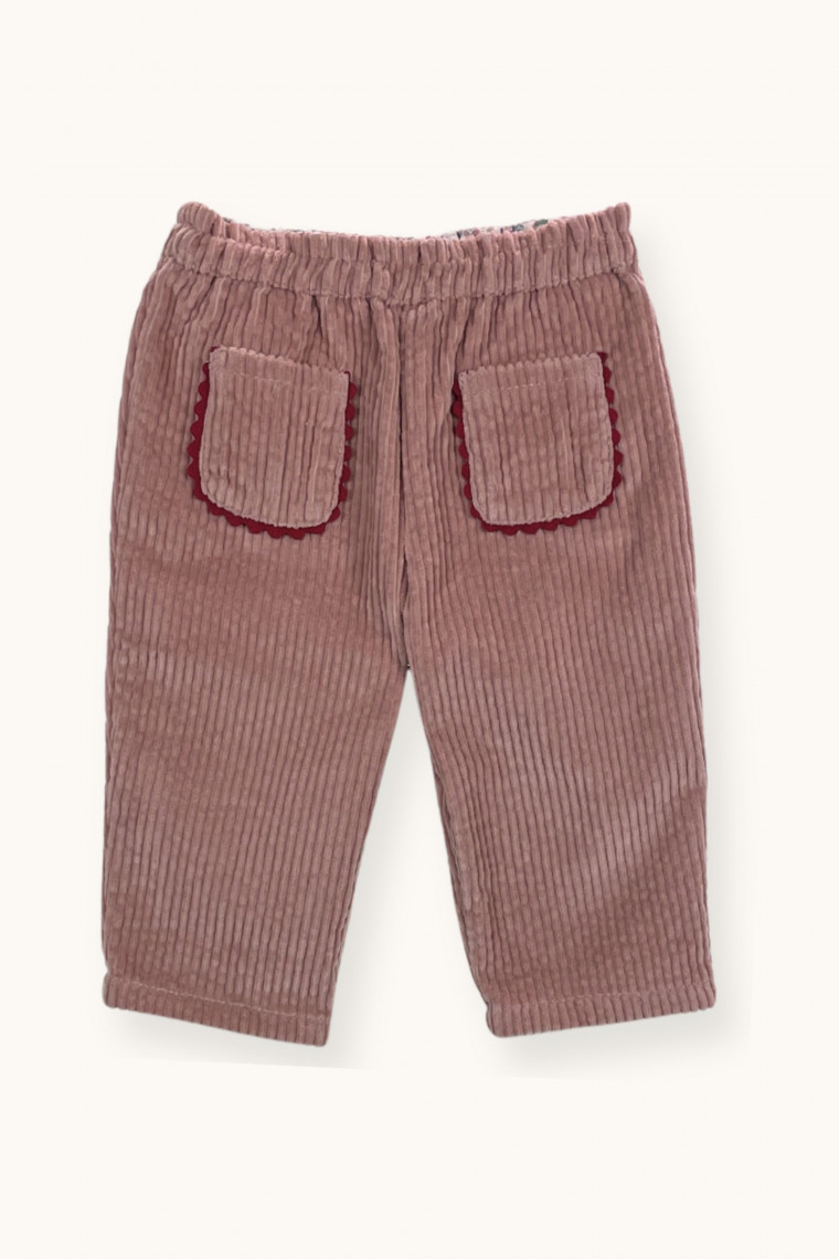 Oxford Velvet Pants - Marie Puce Paris