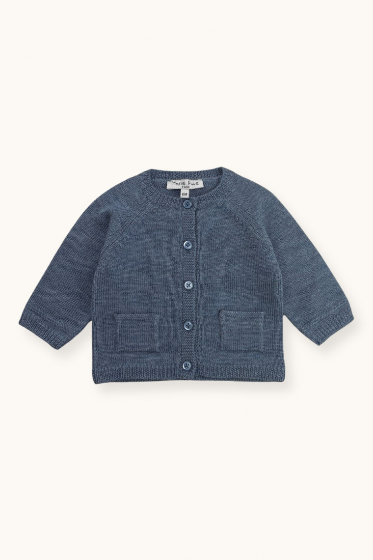 Cardigan Loulou en merinos