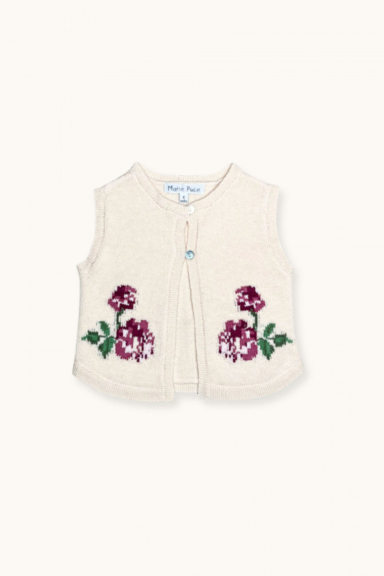 Rosae sleeveless cardigan