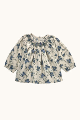 Livia baby blouse hand-smocked