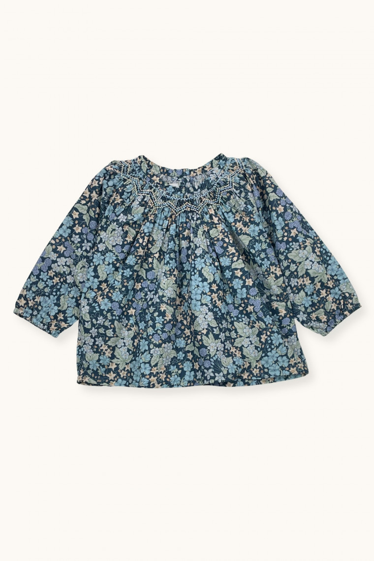 Blouse Livia smockée en Liberty