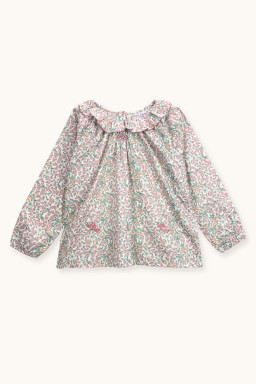 Olympe embroidered blouse in Liberty