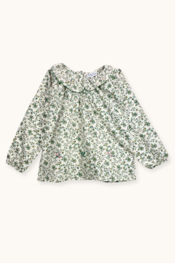 Olympe embroidered blouse in Liberty