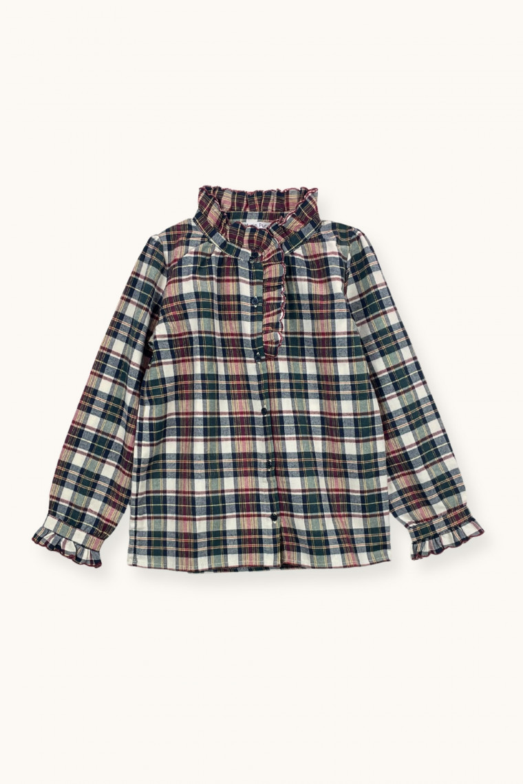 Blouse Tina en tartan