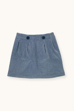 York skirt-shorts in velvet