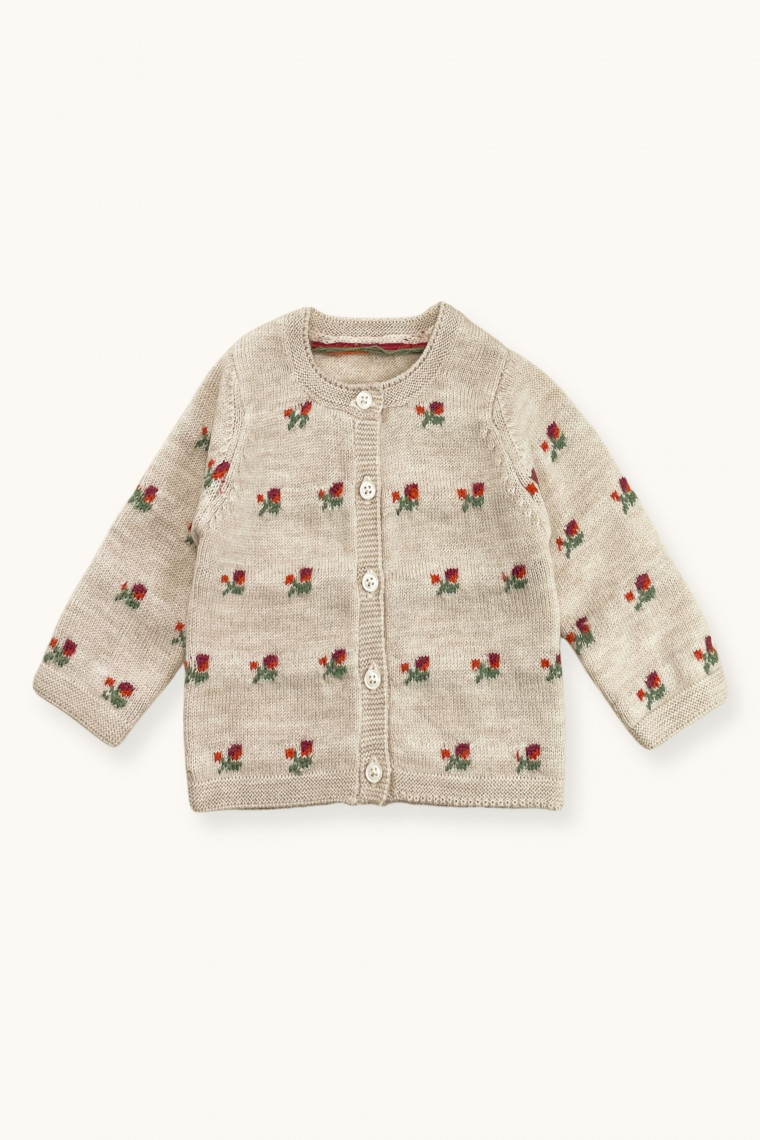 Bud roses cardigan