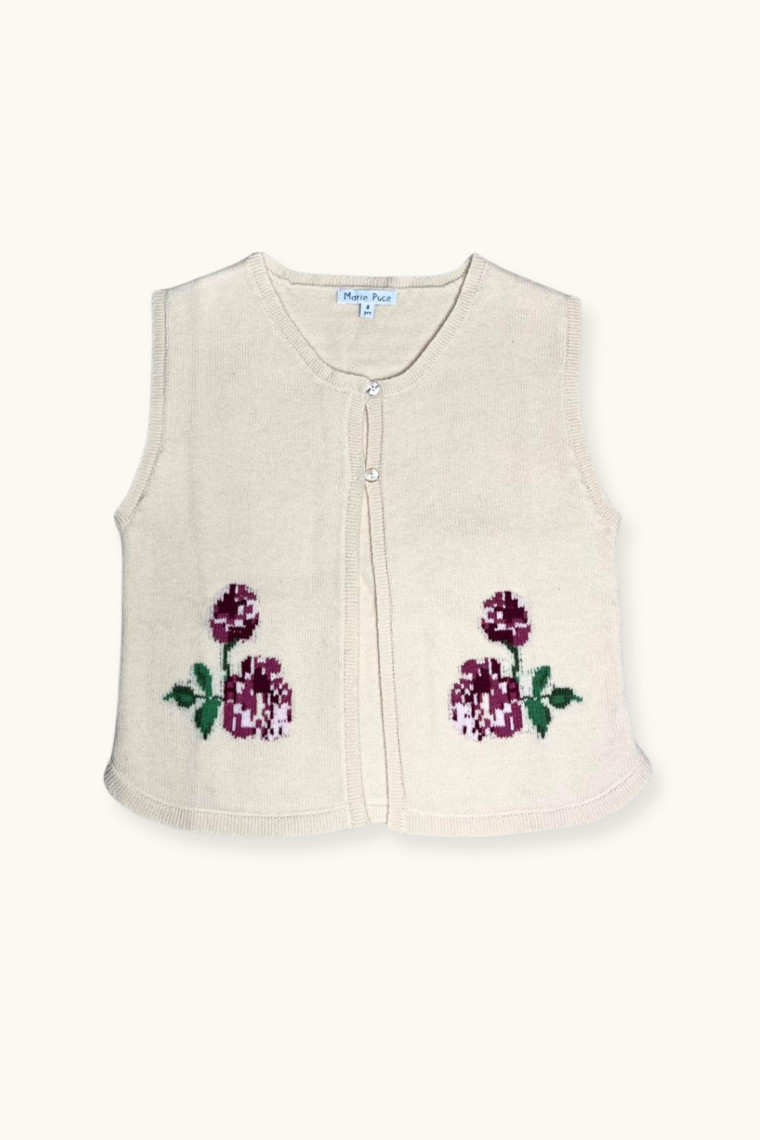 Gilet Rosae rose ancienne