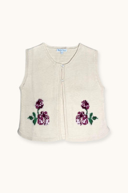 Gilet Rosae rose ancienne