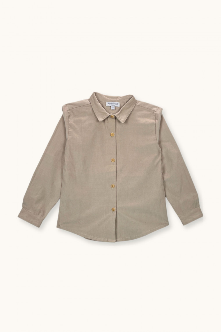 Chemise Andrea en velours fin