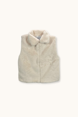 Artic fake fur vest