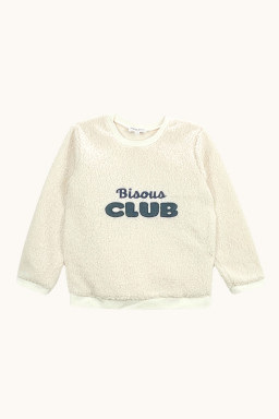 Sweat Bisous club en teddy