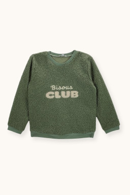 Sweat Bisous club en teddy