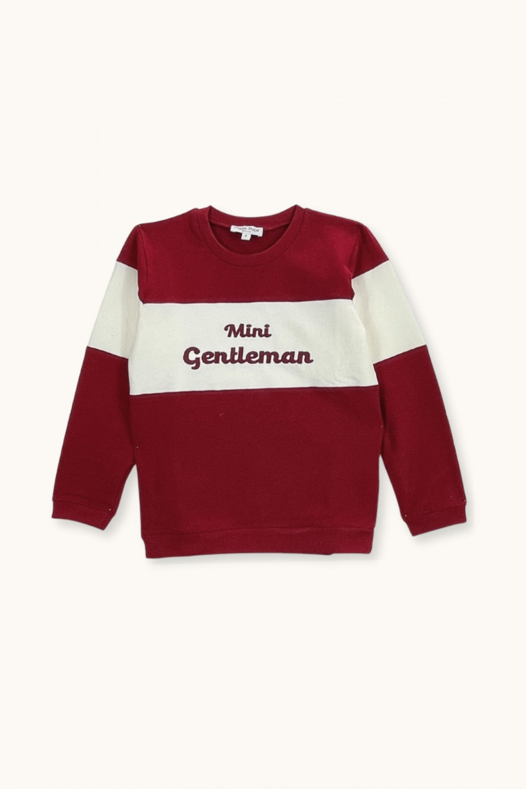 Sweat brodé Mini Gentleman
