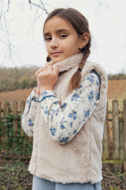 Chloe blouse in flannel