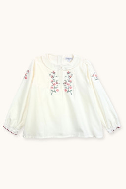 Blouse Kayla brodee au point de croix