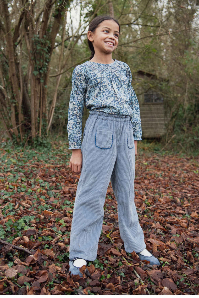 Oxford pants in chunky corduroy