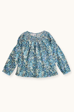 Blouse Alba smockée en Liberty
