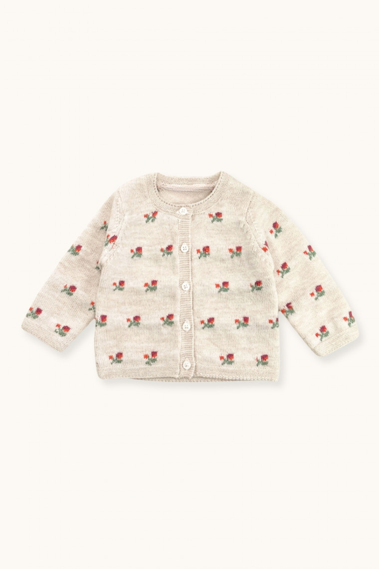 Cardigan bébé Bud Roses