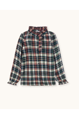 Tina Blouse in tartan