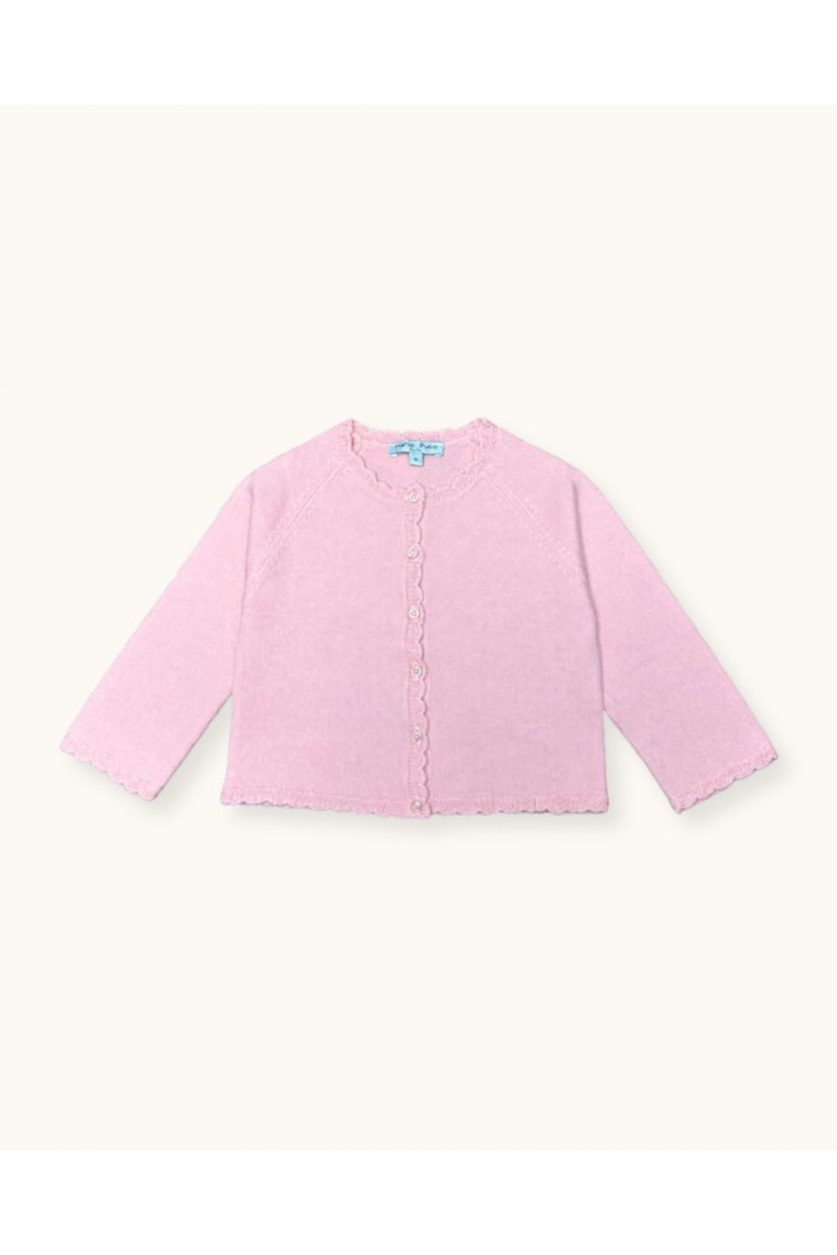Cardigan Luna festonne en merinos