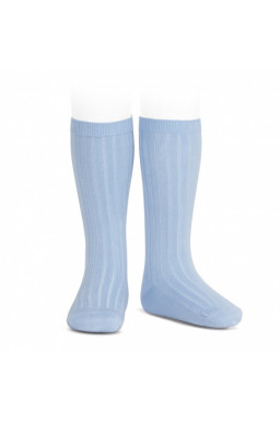 Chaussettes Condor bleu ciel