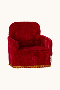 Red Folding chair for mouse Maileg