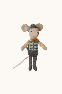 Little Brother Mouse with Car