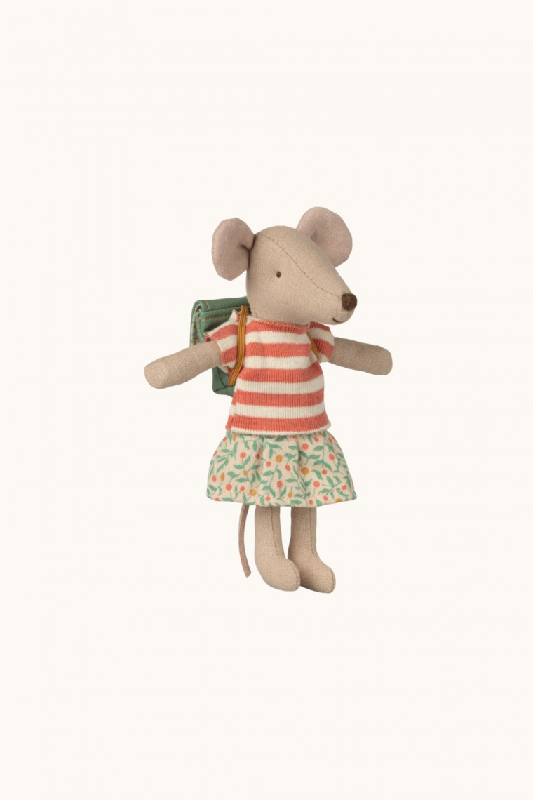 Souris Big sister tricyle verte  Maileg
