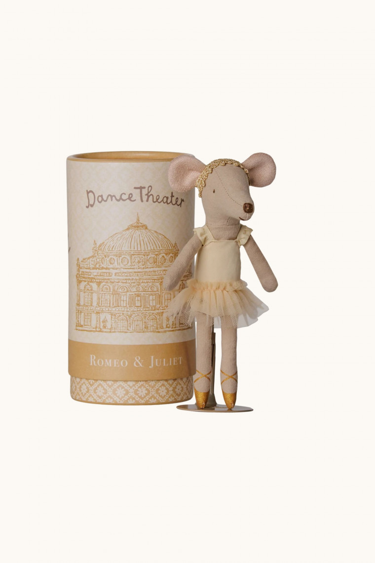 Ballerina Mouse with  Box Maileg