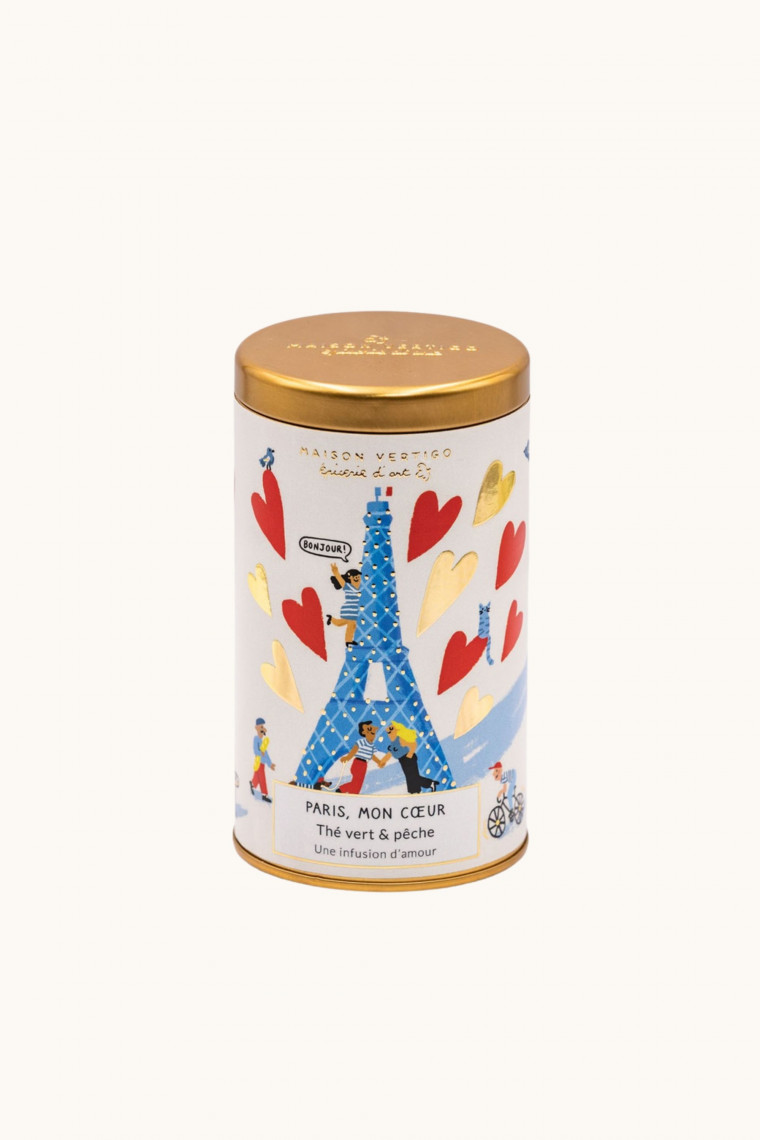 Paris mon coeur green tea & peach