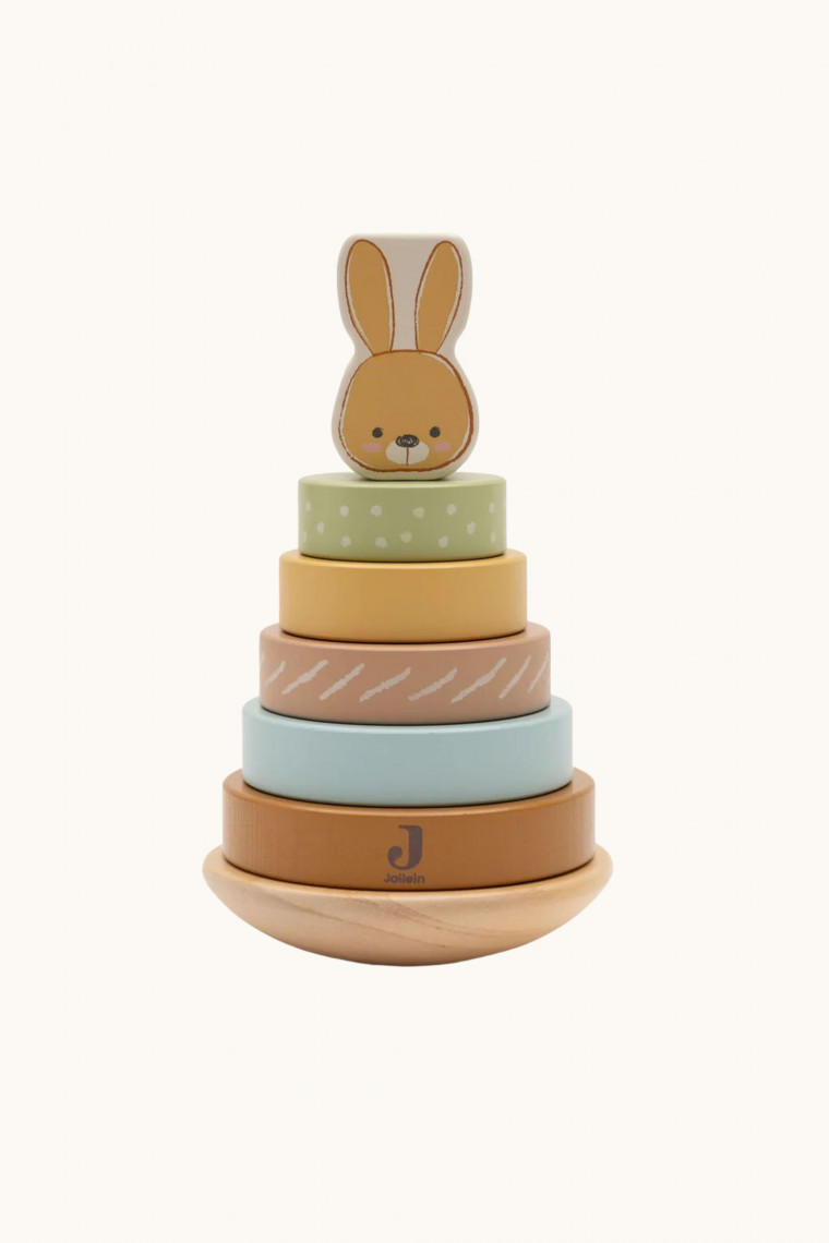 Bunny Luz Wooden Ring Stacker