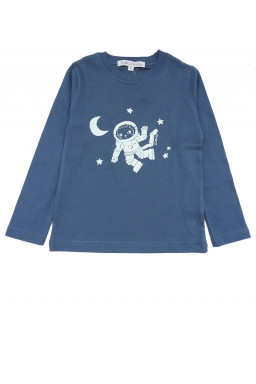 Cosmonaut cat T-shirt by Kimiko