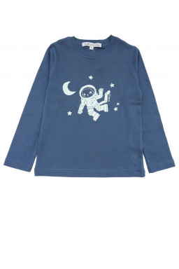 Cosmonaut cat T-shirt by Kimiko