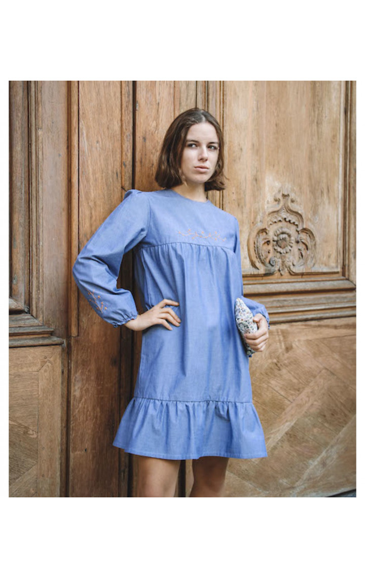 Angela embroidered dress