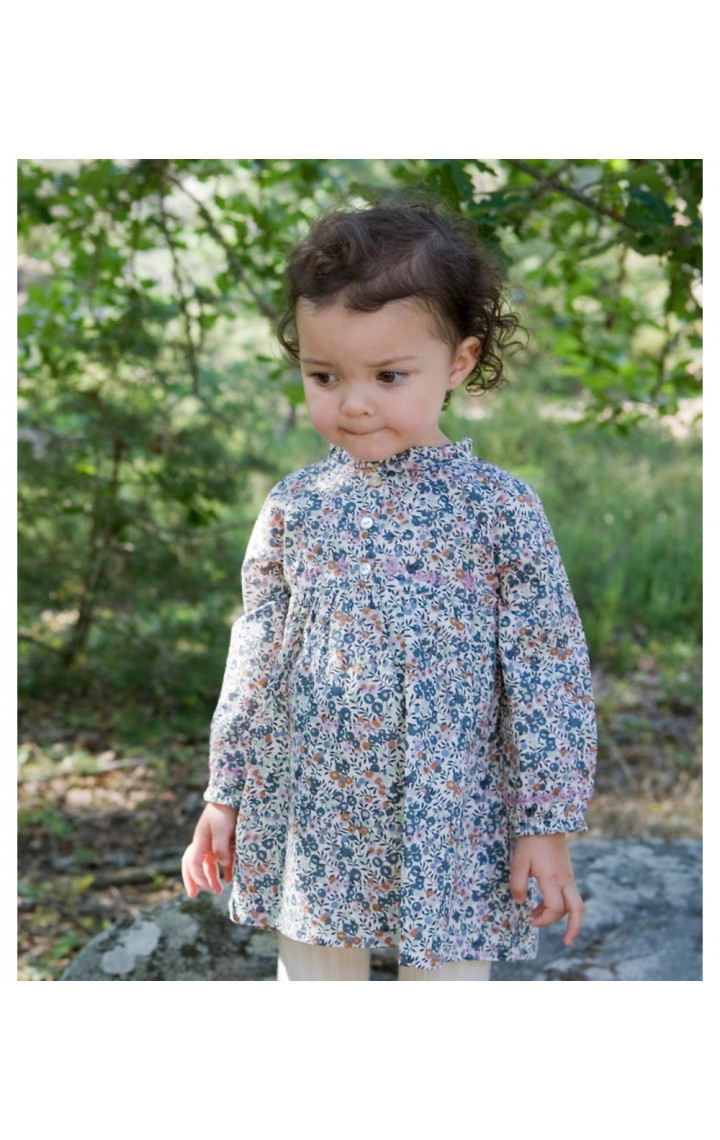 Colette embroidered dress in Liberty