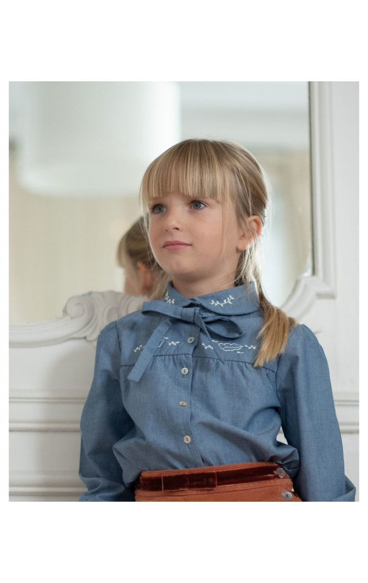 Jackie embroidered blouse