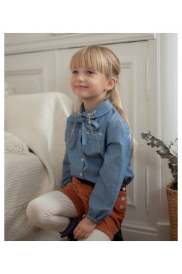 Jackie embroidered blouse
