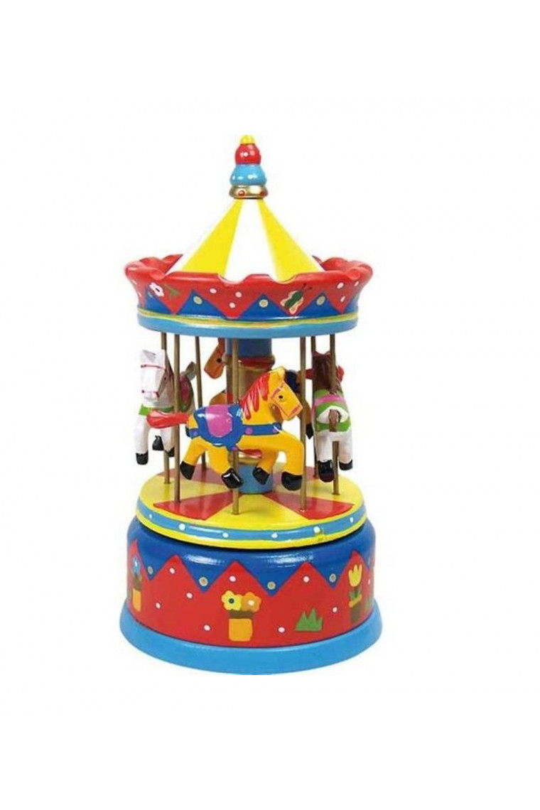 Red carousel music box