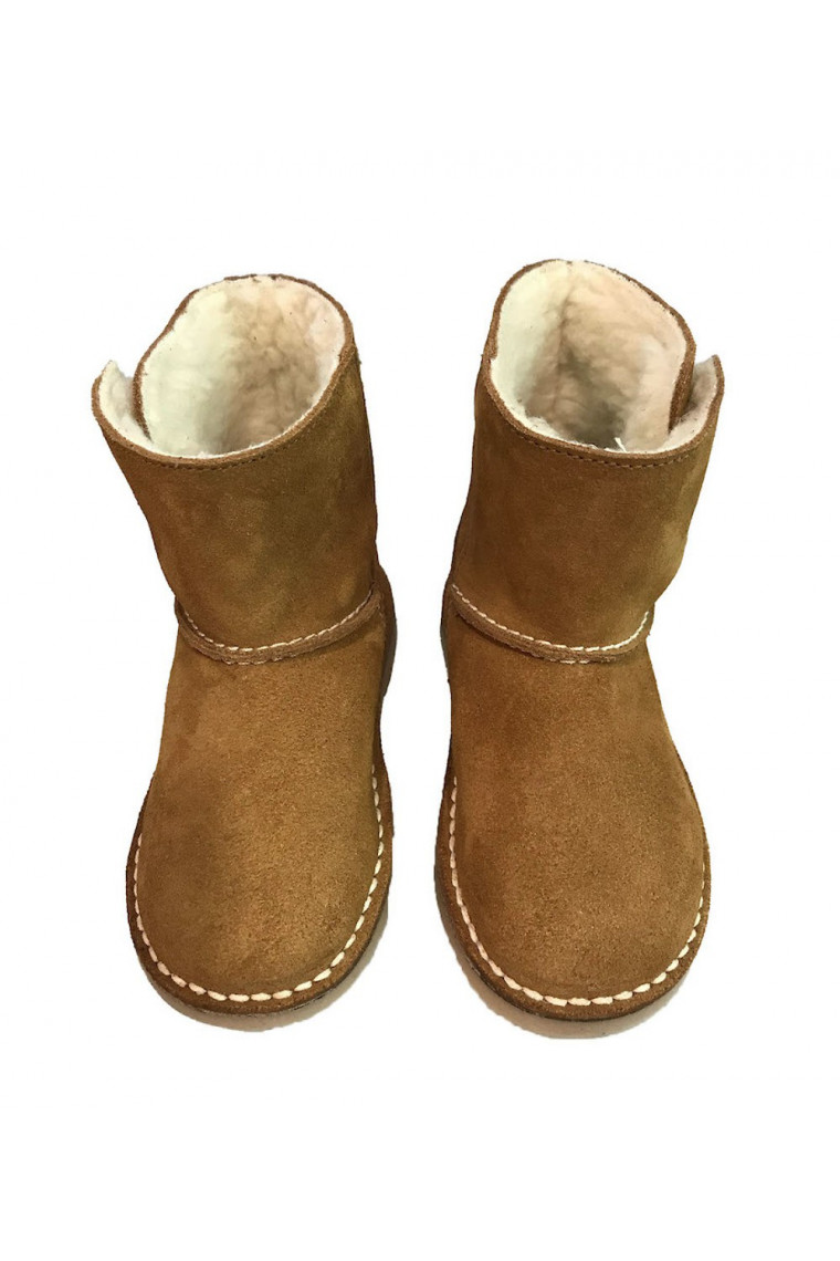 Sheepskin booties