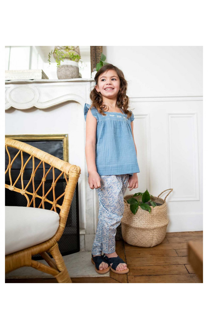 Pantalon en Liberty Lagon
