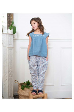 Pantalon en Liberty Lagon